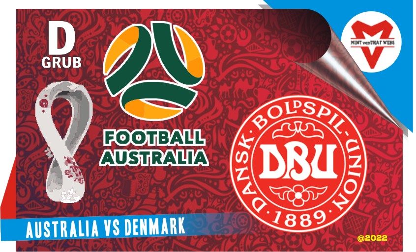 Prediksi Australia vs Denmark, Grup D Piala Dunia 30 November 2022