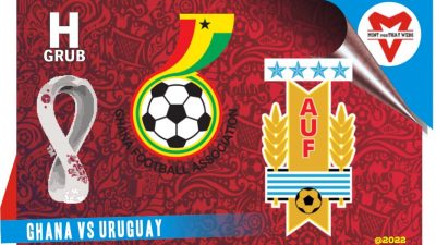 Prediksi Ghana vs Uruguay, Grup H Piala Dunia 2 Desember 2022