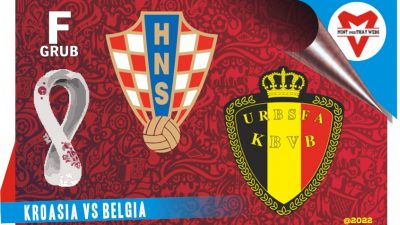 Prediksi Kroasia vs Belgia, Grup F Piala Dunia 1 Desember 2022