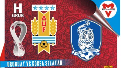 Prediksi Uruguay vs Korsel, Grup H Piala Dunia 24 November 2022