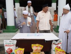 Syah Afandin Serahkan 2 Ekor Sapi Bantuan Peringatan HAUL Tuan Guru ke-99