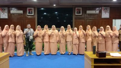Anggota DWP Diberi Materi Pencegahan Kebakaran Oleh BPBD Binjai