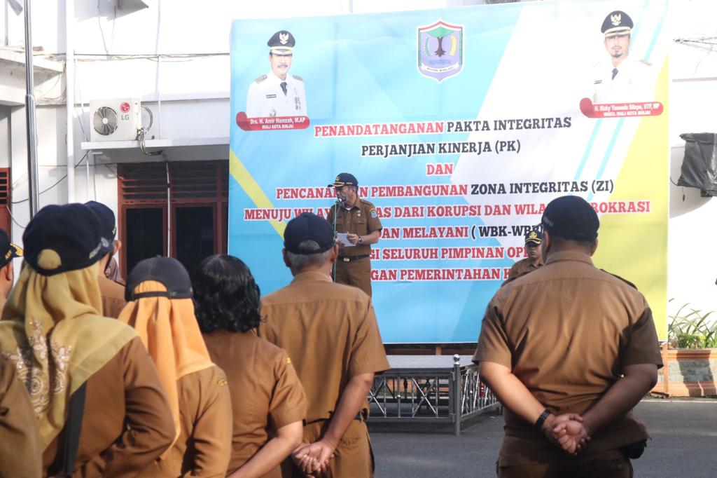 Sekdako Binjai Pimpin Apel Gabungan, Imbau Seluruh Stakeholder Bersinergi Tingkatkan Ketahanan Pangan