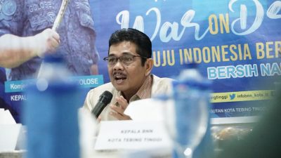 Pj Wali Kota Tebingtinggi Muhammad Dimiyathi SSos MTP mengatakan, peredaran dan penyalahgunaan narkoba telah mengakar pada anak sekolah, Rabu (22/3/2023).