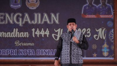 Ustaz Rahul Berpesan Jangan Lupa Untuk Selalu Bersyukur di Pengajian Korpri Binjai