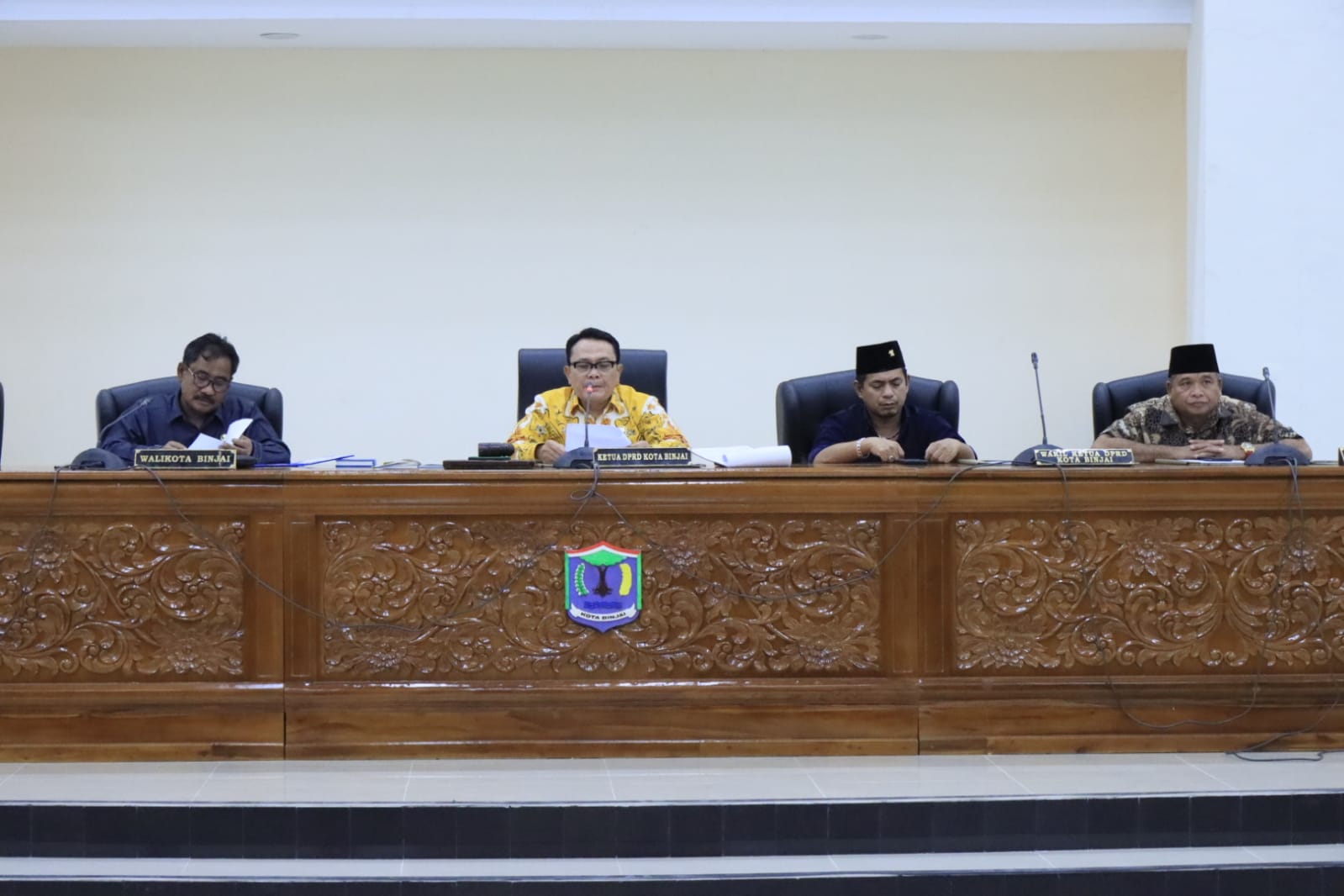 Rapat Paripurna Penyampaian Rekomendasi DPRD Kota Binjai Atas LKPJ Wali Kota Binjai Tahun 2022
