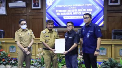 Pemko Binjai Tandatangani MoU dan PKS Dengan PT. BRI (Persero)