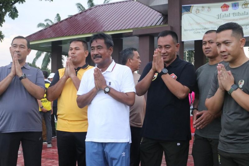 Silaturahmi dan Olahraga Bersama TNI Polri dan Forkopimda Kota Binjai
