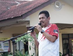 Pj. Wali Kota Tebing Tinggi Senam Bersama Jajaran Polres, Brimob dan Kodim 0204/DS