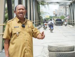 Jembatan Penghubung Lokasi Wisata Tangkahan Rusak, Ondim Terjun Ke Lapangan