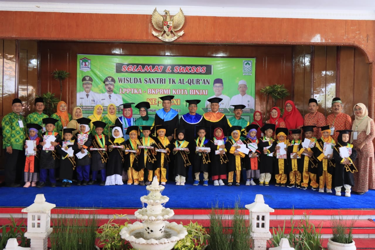 Sekdako Binjai Hadiri Wisuda TK Al Quran LPPTKA-BKPRMI Kota Binjai ke XXXI