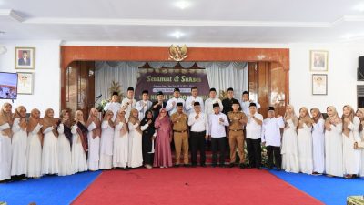 Wisuda Tahfiz dan Pelepasan Siswa Kelas IX MTs Nurul Furqoon Binjaiak