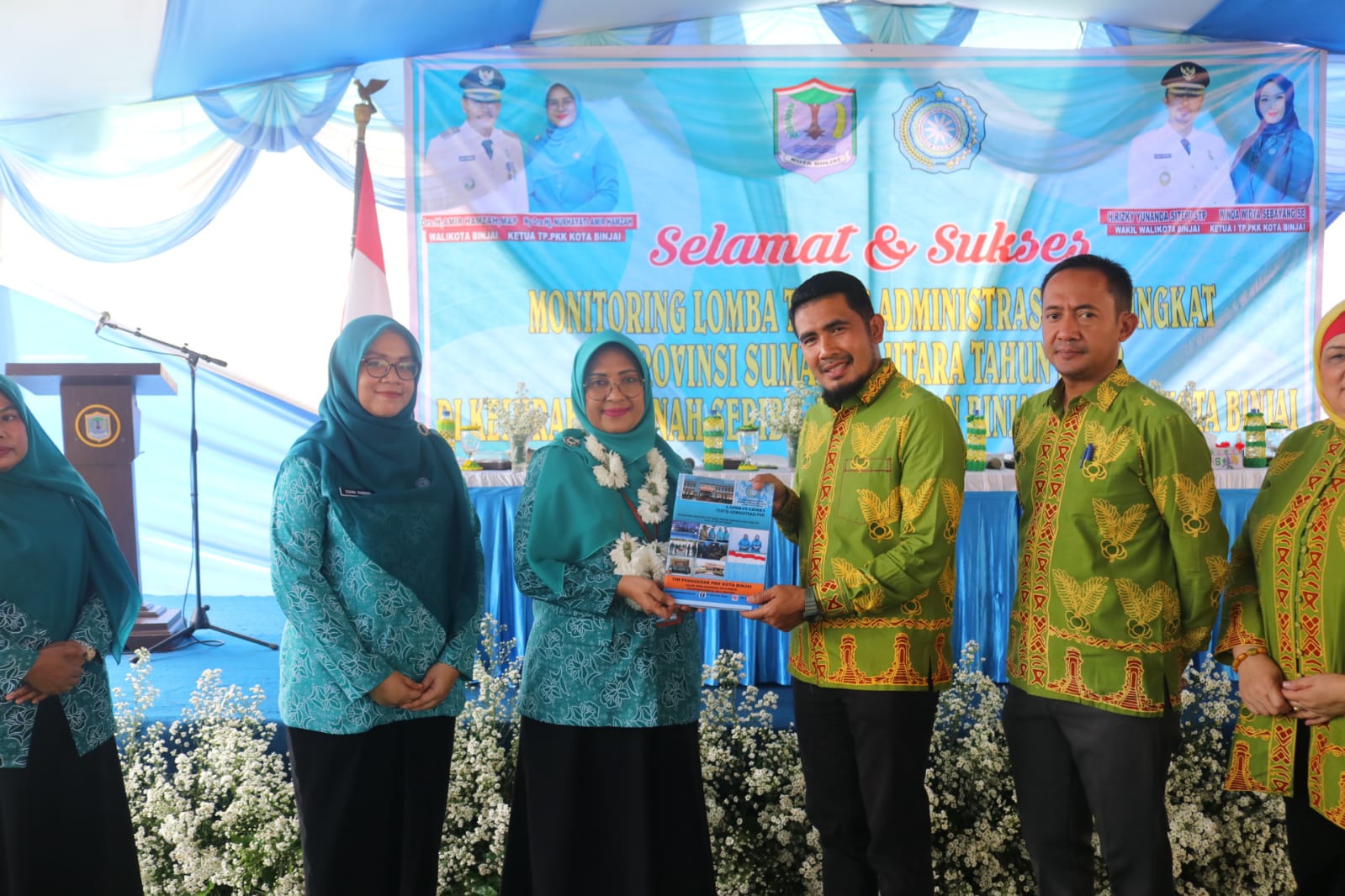 Monitoring Kelurahan Pelaksana Tertib Administrasi PKK Kota Binjai