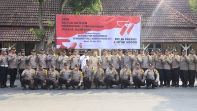 Apel Ketua Satuan Keamanan Lingkungan (Kasat Kamling) Kota Binjai