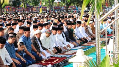 Pelaksanaan Sholat Idul Adha 1444H Kota Binjai
