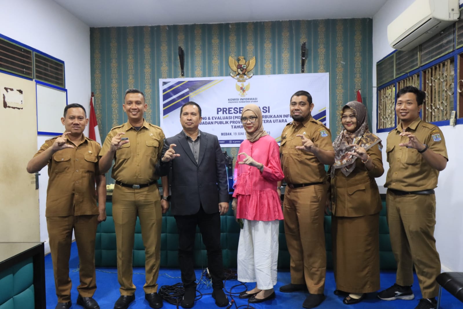 Kadis Kominfo Binjai Presentasikan Pelayanan Keterbukaan Informasi Publik Tahun 2023