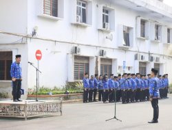 Apel Gabungan Pemko Binjai Dan Penyerahan Cinderamata Pada Pensiunan Korpri Kota Binjai