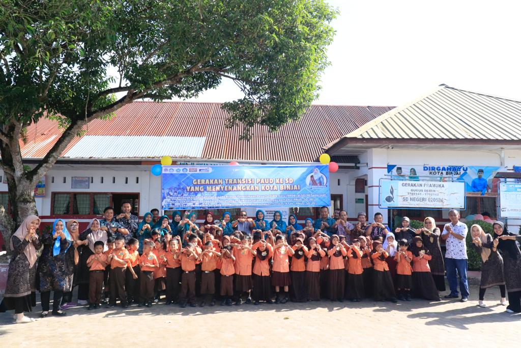 Gerakan Transisi PAUD ke SD yang Menyenangkan Kota Binjai, Ajak Semua Pihak Berkolaborasi Majukan Pendidikan di Kota Binjai