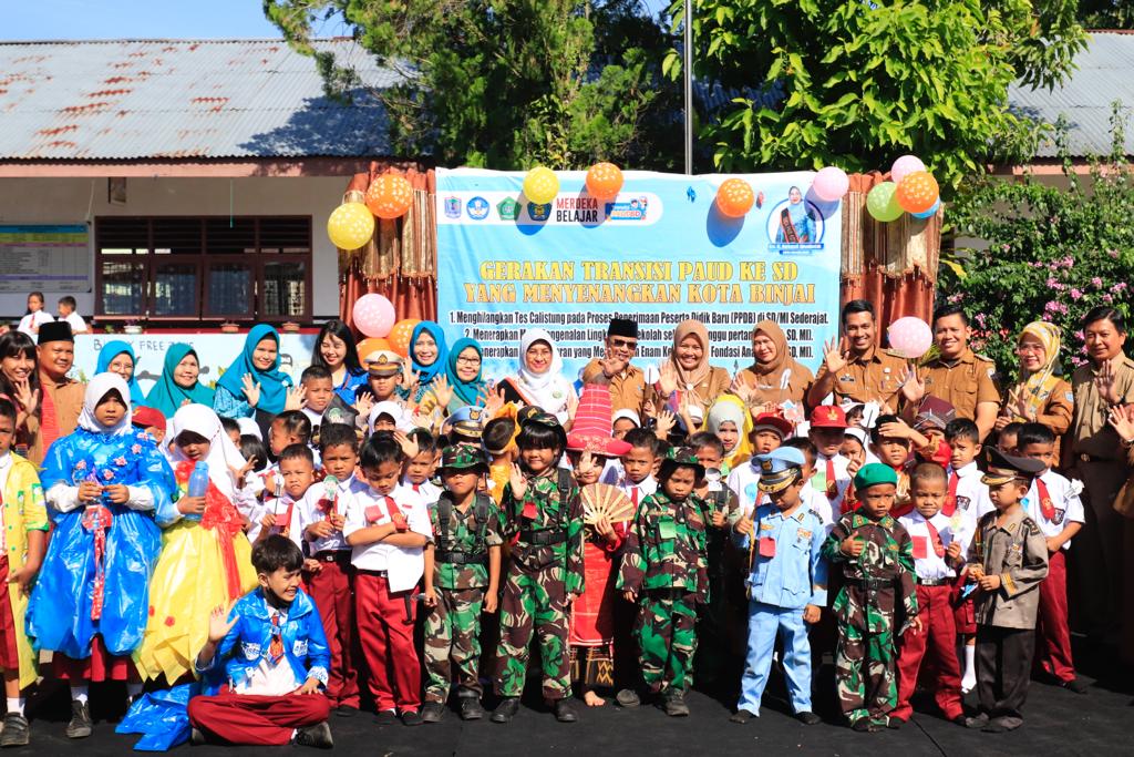 Gerakan Transisi PAUD ke SD yang Menyenangkan Kota Binjai, Bunda PAUD ajak Semua Pihak Berkolaborasi Majukan Pendidikan di Kota Binjai