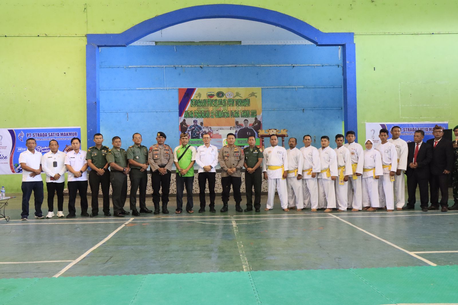 Kejuaraan Pencak Silat Open Turnamen Antar Perguruan se-Sumut Piala Dandim Tahun 2023 Dibuka