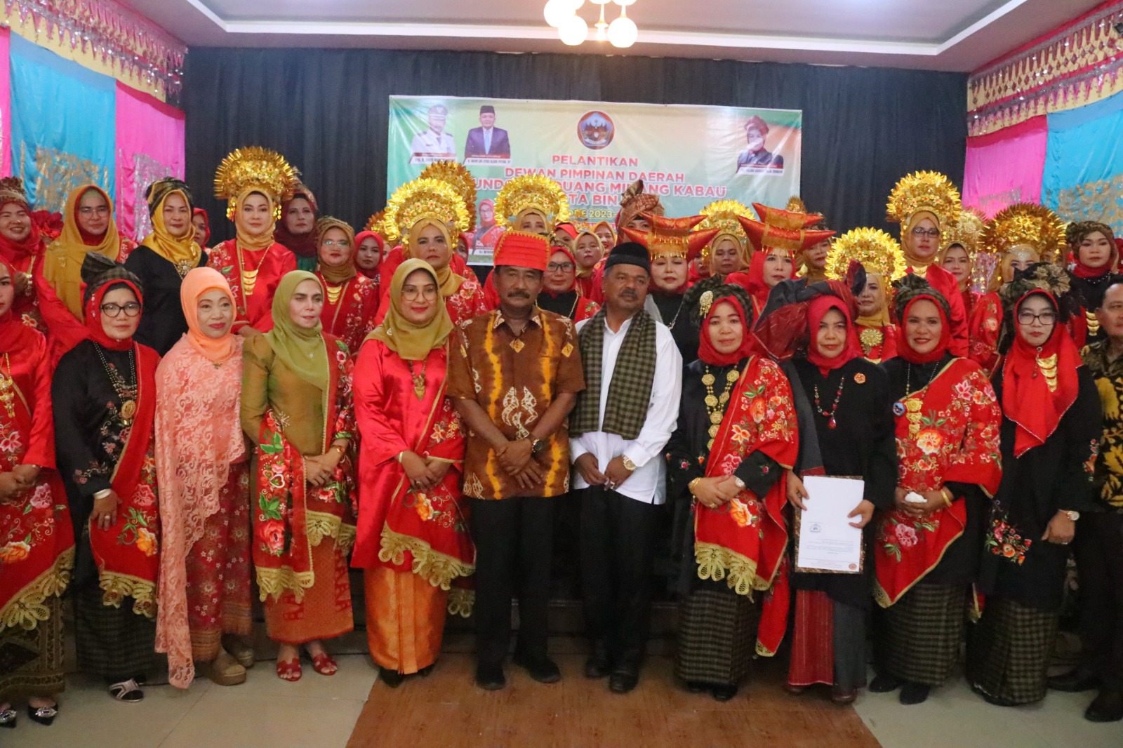 Pengukuhan/Pelantikan Kepengurusan Bundo Kanduang Minangkabau Kota Binjai Periode 2023-2027