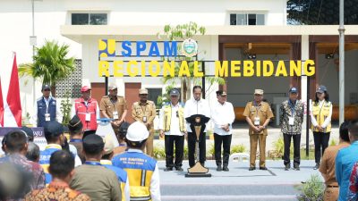 Presiden Jokowi Resmikan SPAM Regional Mebidang