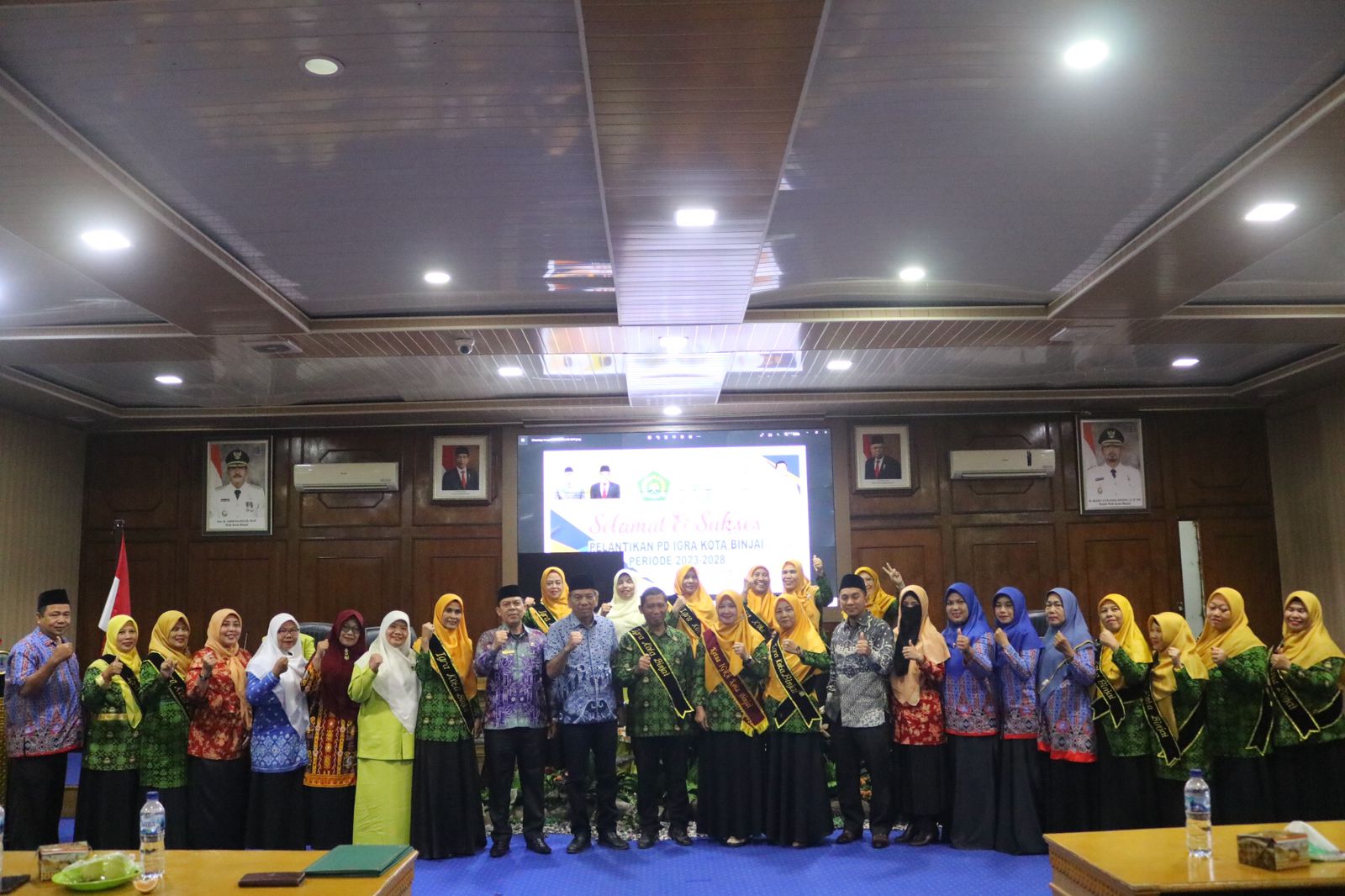 Jajaran Pengurus PD IGRA Kota Binjai Periode 2023-2028 Resmi Dilantik