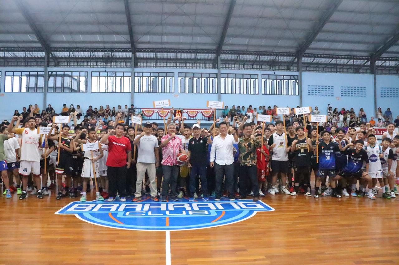 Turnamen Bola Basket Piala Merah Putih Brahrang Cup 2023 Resmi Dibuka
