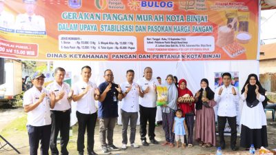 Berupaya Penuhi Kebutuhan Pangan, Pemko Binjai Gelar Gerakan Pangan Murah