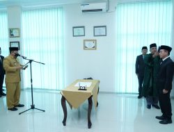 Lantik Direktur Pdam Tirta Bulian, Pj. Wali Kota Tebing Tinggi Harap Direktur Pdam Bangun Kerjasama Dan Komunikasi Yang Baik Dengan Stakeholder