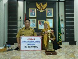 Terima Lurah Mentos, Pj. Wali Kota Ungkap Rasa Bangga Kelurahan Mentos Terbaik Se-provinsi Sumut
