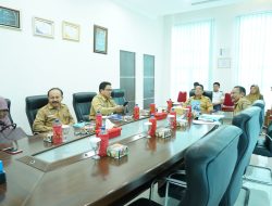 Pj. Wali Kota Tebing Tinggi Ikuti Rakor Pengendalian Inflasi Secara Virtual