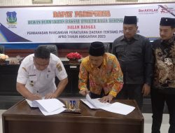 Pj. Wali Kota Tebing Tinggi Sampaikan Nota Pengantar Keuangan Ranperda Apbd Perubahan Tahun 2023