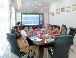 Pemko Tebing Tinggi Ikuti Rakor Pengendalian Inflasi Secara Virtual