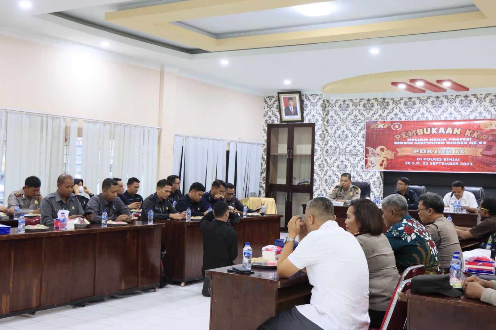 Pembukaan Kuliah Kerja Profesi (KKP) Serdik Sespimmen ke-63 di Polres Binjai