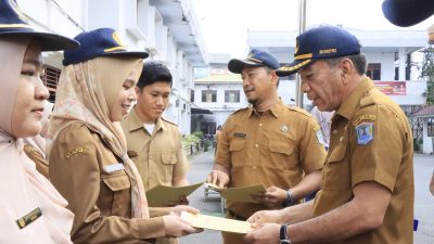 Setdako Binjai Pimpin Apel Gabungan