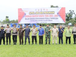 Apel Gelar Pasukan Operasi Mantap Brata Toba 2023-2024