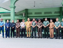 Kunjungan Kerja Danrem 022/PT ke Kodim 0203/LKT