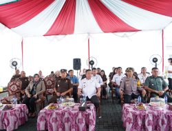 Pj. Wali Kota Syarmadani Hadiri Pemusnahan Barang Bukti Inkrah Perkara Tipidum Dan Tpul Di Kejari Tebing Tinggi