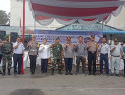Pastikan Keamanan Kendaraan Jelang Nataru, Dishub Kota Binjai Bersama Polres Binjai Lakukan Ramp Check
