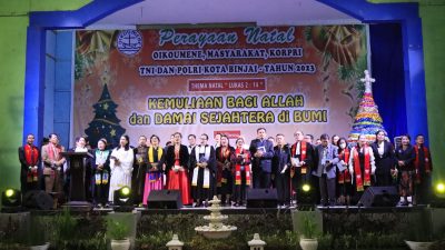 Perayaan Natal Oikumene Masyarakat, TNI dan Polri 2023