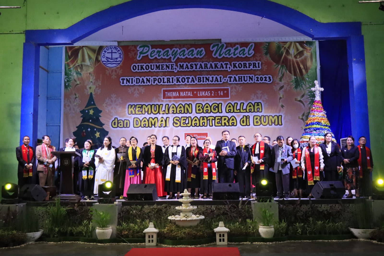Perayaan Natal Oikumene Masyarakat, TNI dan Polri 2023