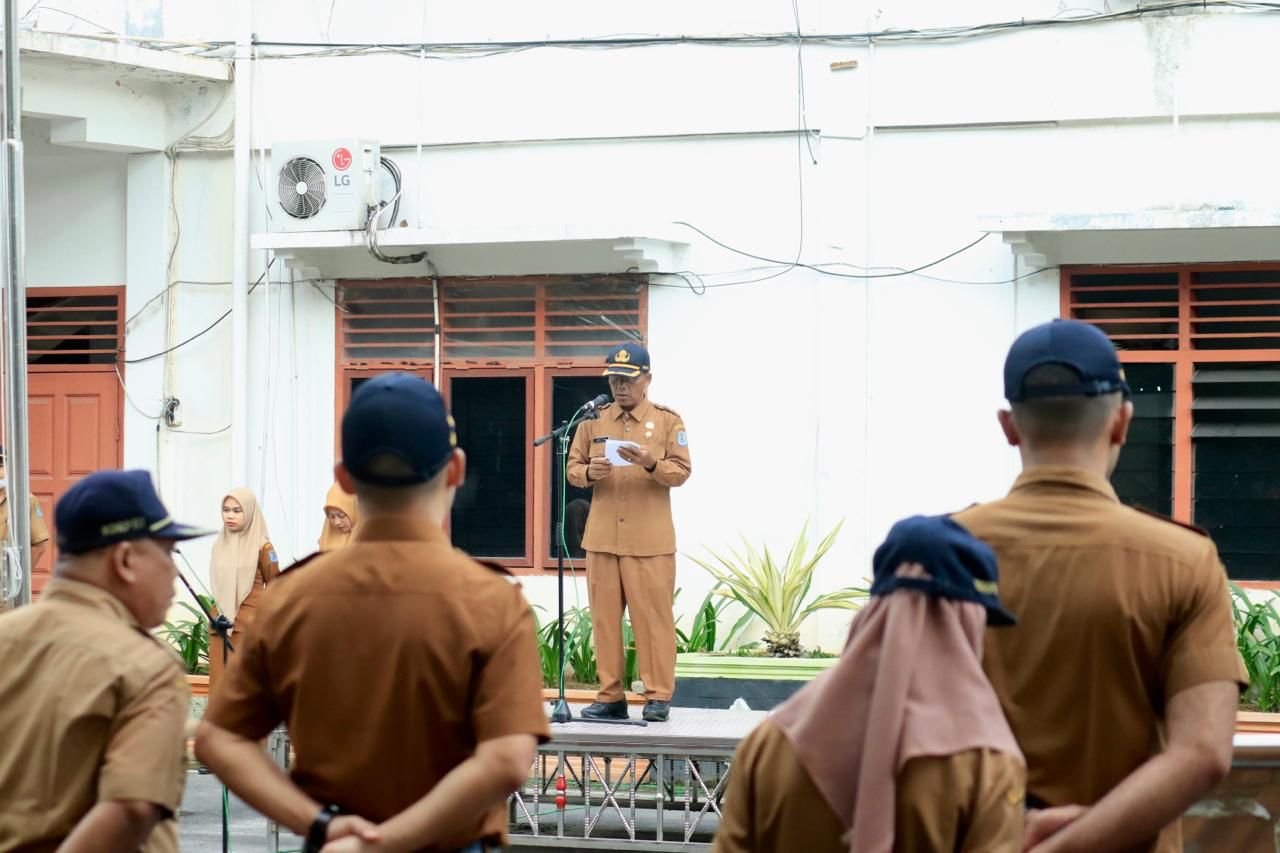 Asisten II Pimpin Apel Gabungan Pemko Binjai