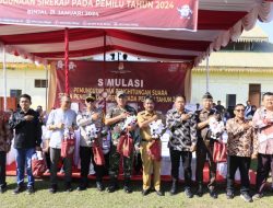 Simulasi Pemungutan dan Penghitungan Suara Pemilihan Umum Tahun 2024