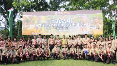 Pembukaan Perkemahan Pramuka Saka Wira Kartika Terpusat Tingkat Kodam TA 2024