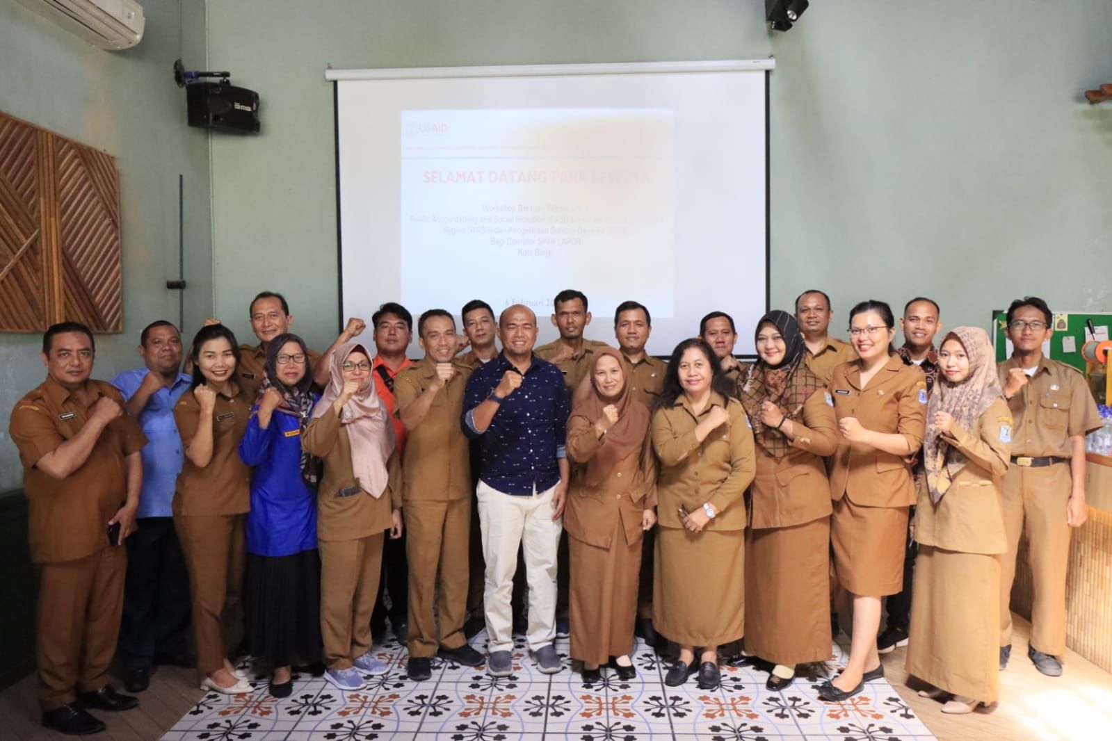 Dinas Kominfo Kota Binjai Bersama USAID IUWASH Tangguh Sumatera Utara Adakan Bimbingan Teknis SP4N-LAPOR