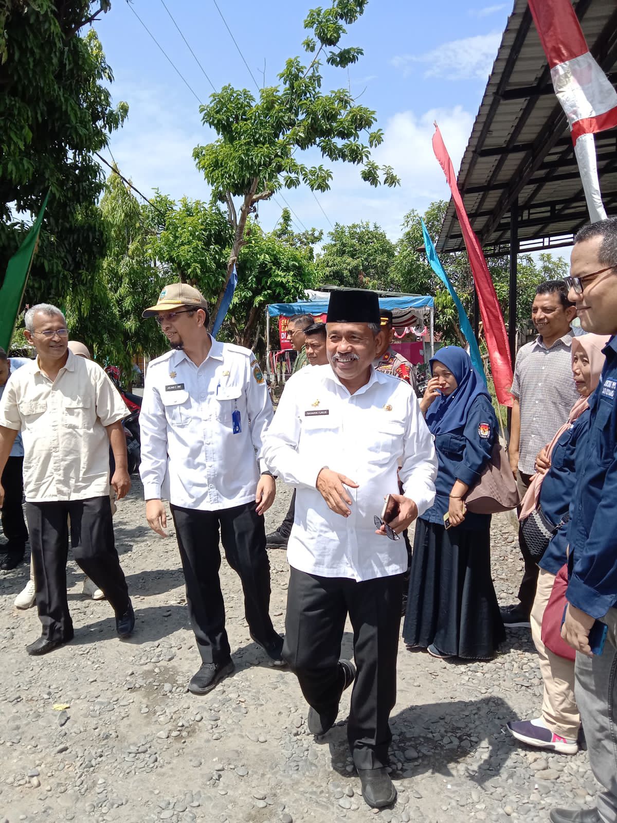 Monitoring Wilayah Oleh Asisten Pemerintahan dan Kesra Provsu Ke TPS Binjai Utara