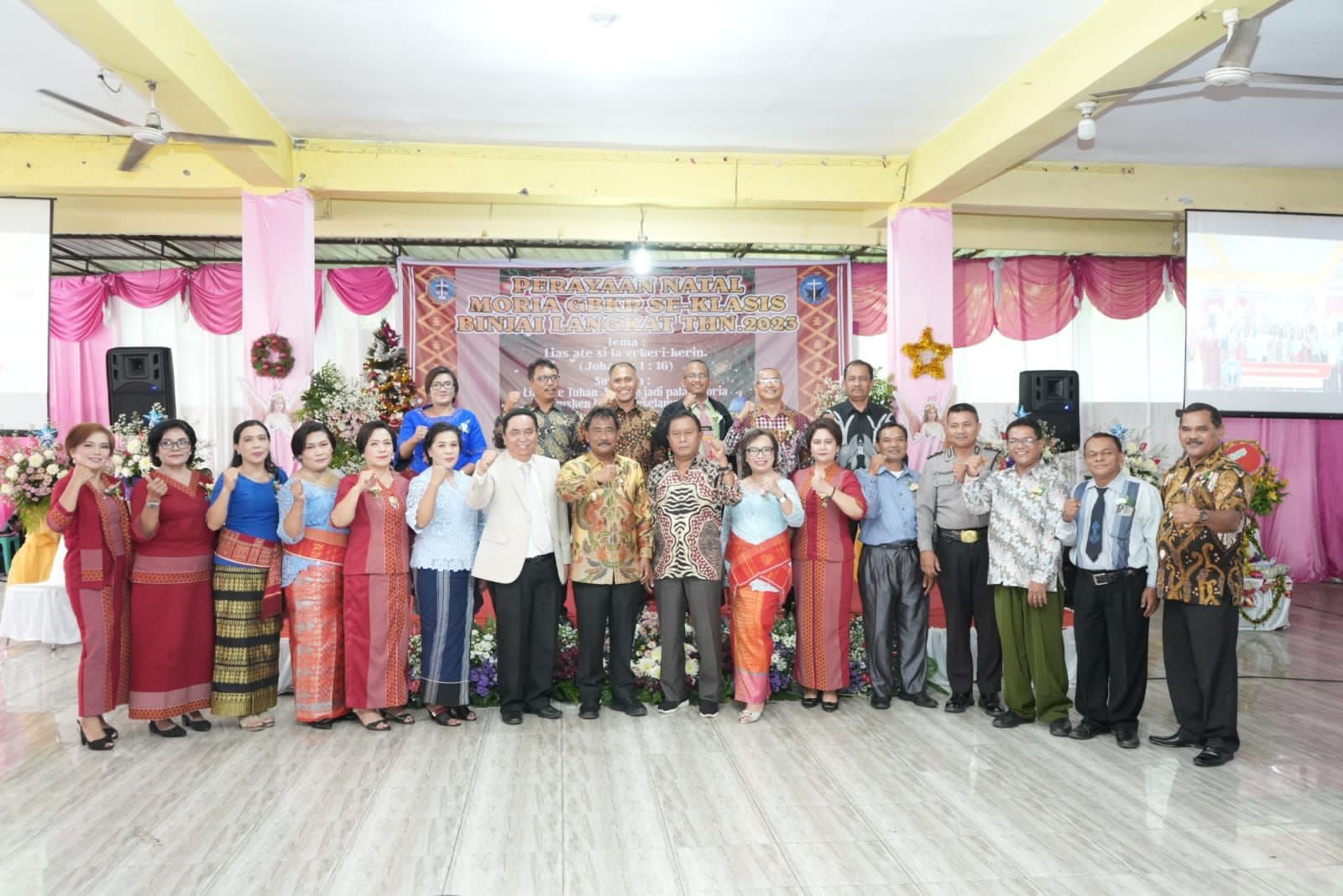 Perayaan Natal Moria GBKP Klasis Binjai Langkat Tahun 2023