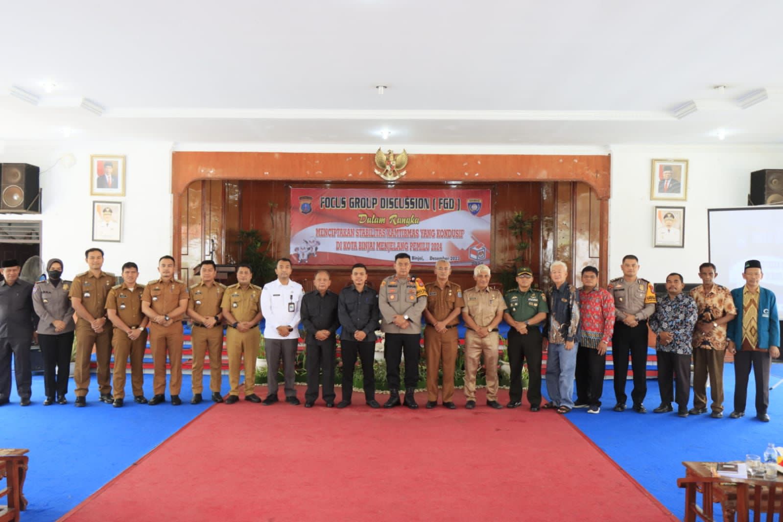 Wali Kota Binjai Dorong Suksesnya Pemilu 2024 melalui Kegiatan FGD "Cooling System"