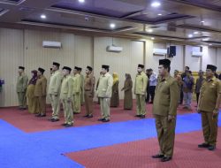 Pengambilan Sumpah Jabatan dan Pelantikan Pejabat Administrator dan Pejabat Pengawas di Lingkungan Pemko Binjai
